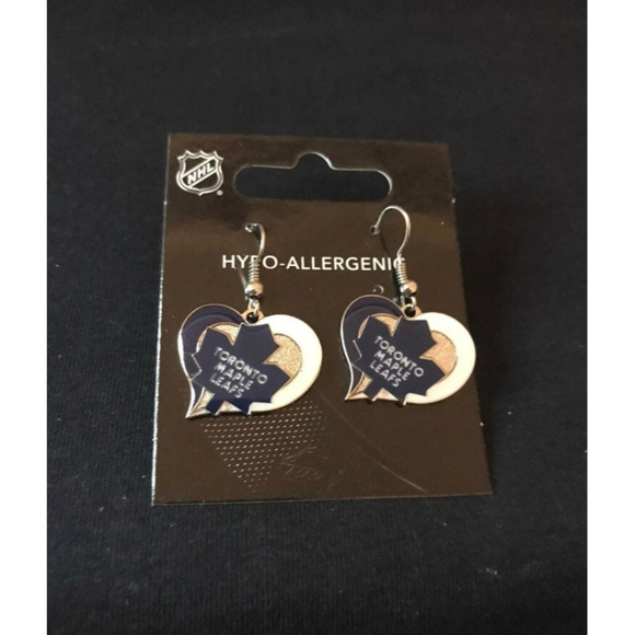 NHL Toronto Maple Leafs Earrings - Picture 1 of 2